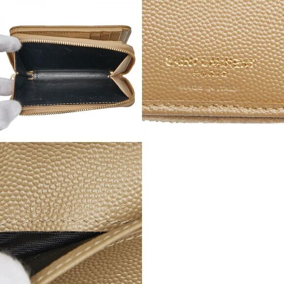 Saint Laurent YSL Monogram 403723 Beige Leather Women's Saint Laurent - Picture 10 of 10